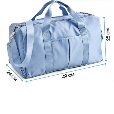 Спортивная сумка для путешествий, голубая