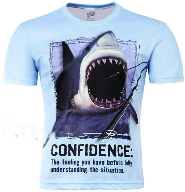 Men&#039;s Animal Creative T Shirt Shark/dolphin/penguin/piranha 3d printed short sleeve T Shirt Large Size  купить на AliExpress