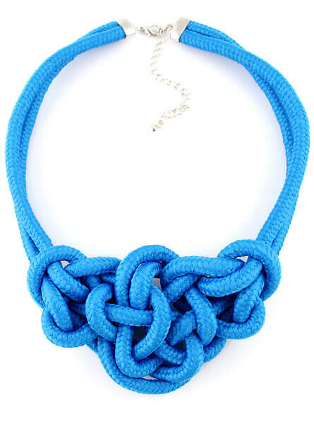 синее упругое ожерелье