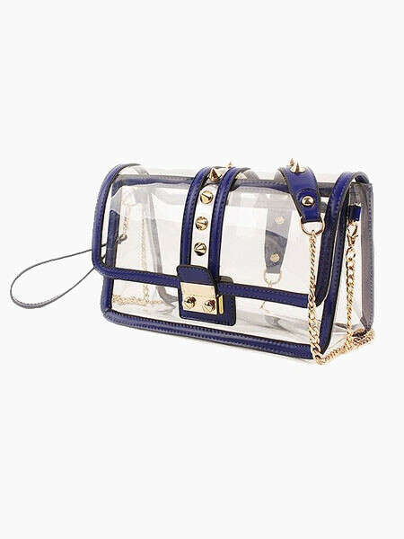 Luxurious Lucid Aslant Bag In Blue