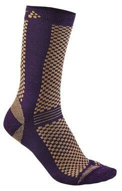Комплект носков Craft Warm Mid 2-Pack Sock AW 17, фиолетовый