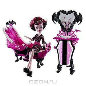 MONSTER HIGH®. Школа монстров. "Набор ванной комнаты": Дракулаура