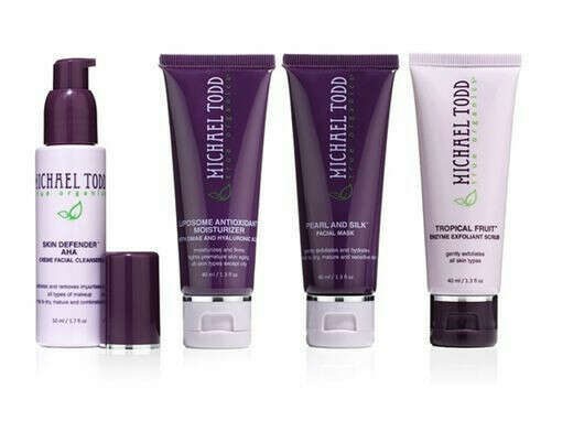 Michael Todd Skincare Discovery Kit Set w/ Cleanser, Scrub, Mask and Moisturizer