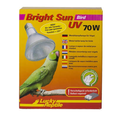 Ультрафиолетовая лампа для птиц LUCKY REPTILE "Bight Sun UV Bird", E27, 70Вт