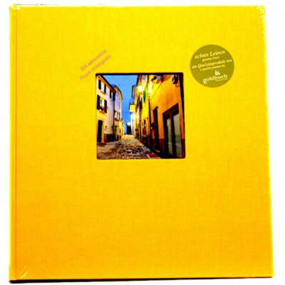 Фотоальбом GOLDBUCH 27971 жёлтый, размер альбома 30х31 см.