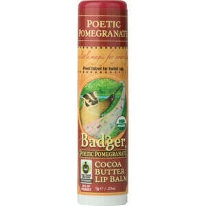Organic Cocoa Butter Lip Balm - Poetic Pomegranate