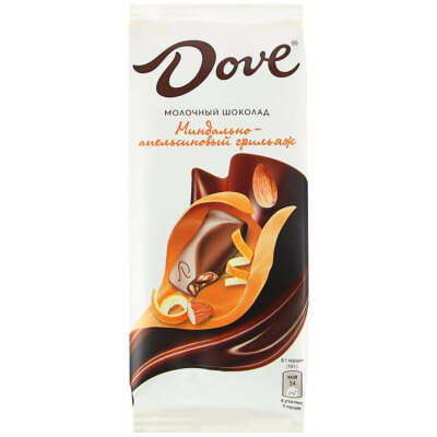 Dove с миндально-апельсиновым грильяжем.