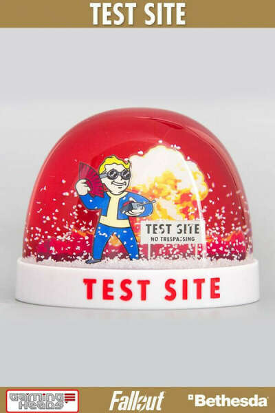 Test site snow globe