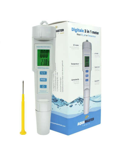 Aquamaster Digitale pH/EC/temp meter
