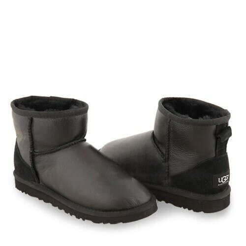 UGG Classic Mini Metallic Black