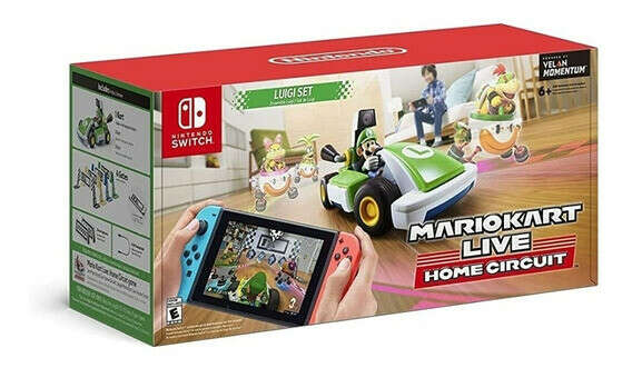 Игра для Nintendo Switch Nintendo Switch Mario Kart Live: Home Circuit набор Luigi