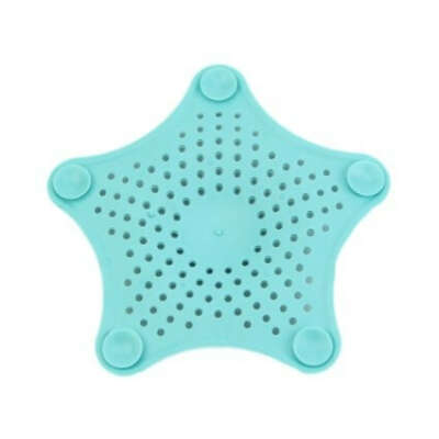 Amazon.com: HeroNeo® Starfish Hair Catcher Rubber Bath Sink Strainer Shower Drain Cover Trap Basin (Blue): Home & Kitchen