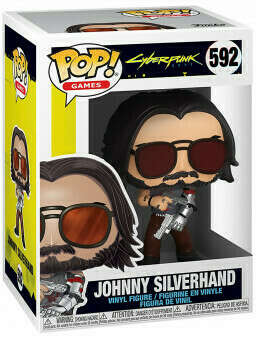 Фигурка Funko POP Games: Cyberpunk 2077 – Johnny Silverhand With Gun