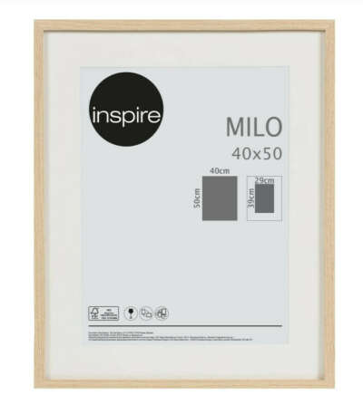 Рамка Inspire Milo, 40х50 см, цвет дуб