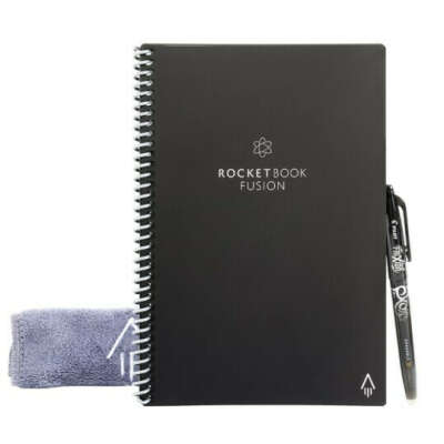 Интеллектуальный блокнот Rocketbook Fusion Letter infinity black A4