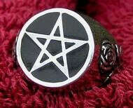 Alchemy Gothic - Roseus Pentagram Ring
