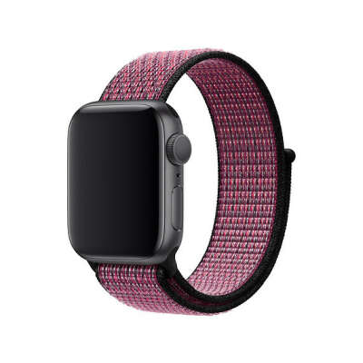 Спортивный браслет Nike цвета «розовый всплеск/пурпурная ягода» (для корпуса 40 мм)