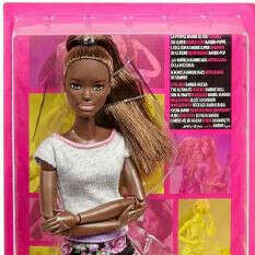 Barbie Made to Move Dark Hair Лялька Барбі йога Безмежні рухи Темно-сіра