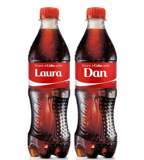 Coca-cola со своим именем