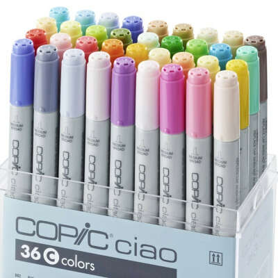 copic ciao set 36 colors c