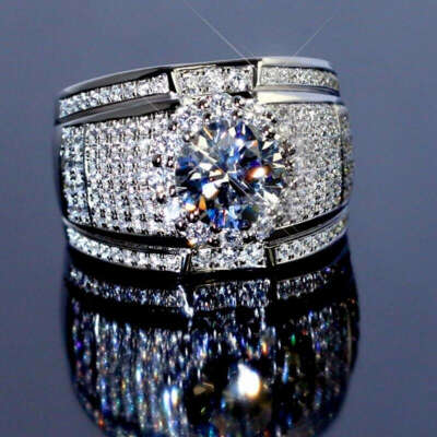 Luxury 5A Cubic Zirconia Exclusive Designer Statement Ring