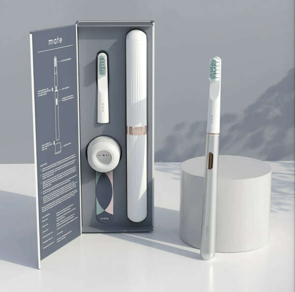SONIC TOOTHBRUSH Silver by mate
