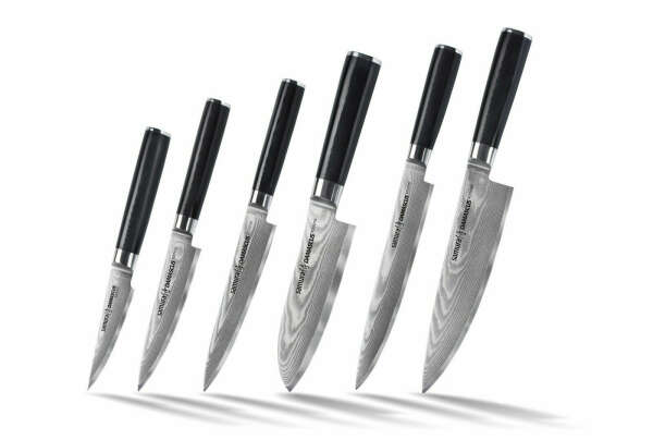 Набор ножей из даманской стали