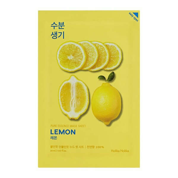 Тонизирующая тканевая маска Pure Essence Mask Sheet Lemon, лимон – купить