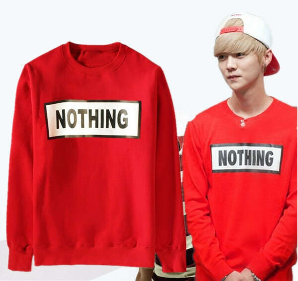 2015 NEW Pattern KPOP EXO Red Sweatershirts Terry Women/Men Hoodies Pullovers O Neck Baseball Jersey Red Kpop-in Hoodies & Sweatshirts from Women&#039;s Clothing & Accessories on Aliexpress.com | Alibaba Group
