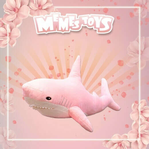 Мягкая игрушка Акула 100 см (Розовая)