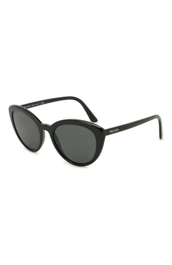 Женские черные солнцезащитные очки PRADA — купить за 18700 руб. в интернет-магазине ЦУМ, арт. 02VS-1AB5S0