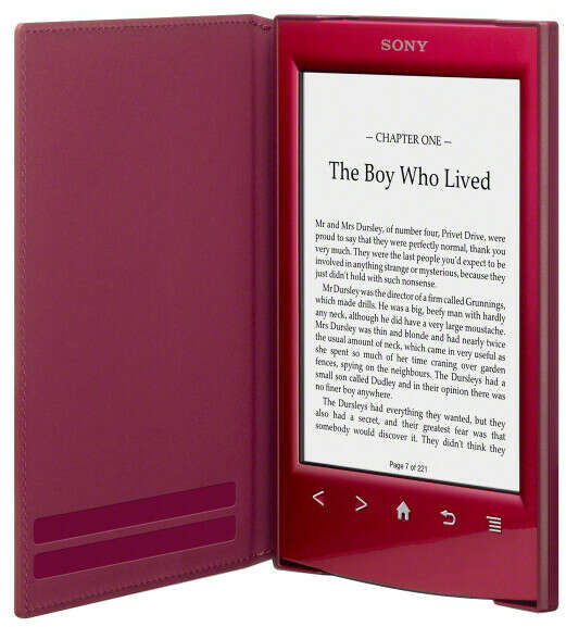 Чехол Sony PRSA-SC22 для Sony PRS-T1/T2( красный)