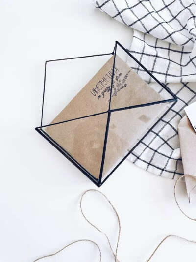 Стеклянный конверт от Sever Inside
