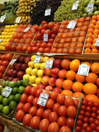 овощи и фрукты с сенного рынка