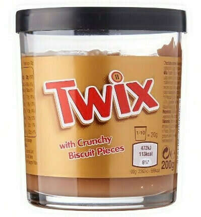 Шоколадная паста Twix With Crunchy Biscuit Pieces 200 г