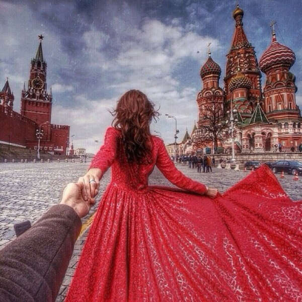 Follow me. Red square. Summer 2014