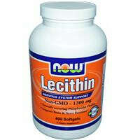Now Foods, Лецитин, 1200 мг, 400 капсул