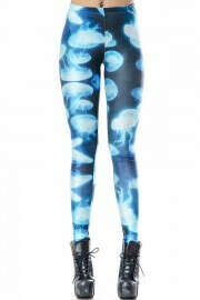Fashion Medusa Print Leggings - OASAP.com