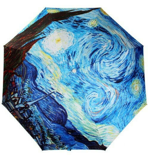 Зонт Звездная ночь по картине Ван Гога