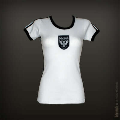 Behemoth "93rd Legion" girlie white t-shirt