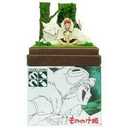 Miniatuart Kit Studio Ghibli Series : San & Mountain Wolf (Yamainu)