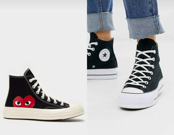 converse comme des garçons