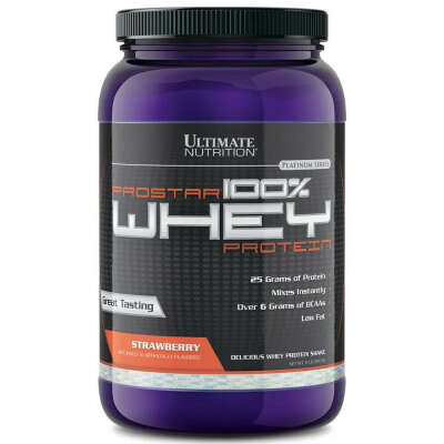 Протеин Ultimate Nutrition Prostar Whey 907 гр Клубника