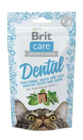 Brit Care Dental лакомство для кошек