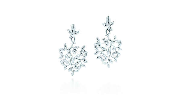 Tiffany & Co. -  Paloma Picasso®:Olive Leaf Drop Earrings