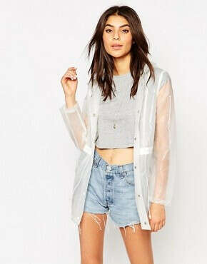 Glamorous Festival Rain Mac at asos.com