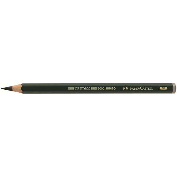 Чернографитовый карандаш Faber-Castell Castell 9000 Jumbo