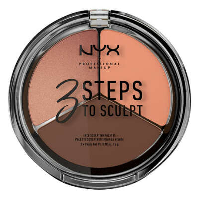 NYX Professional Make Up 3 Steps to Sculpt Palette