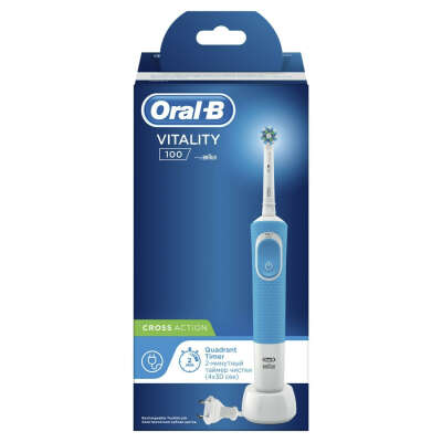 Электрическая зубная щетка Oral-B Vitality100 , голубой