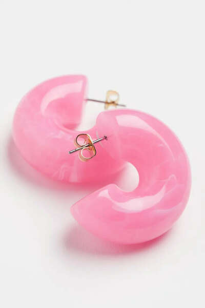 Hoop Earrings - Pink - Ladies | H&M US